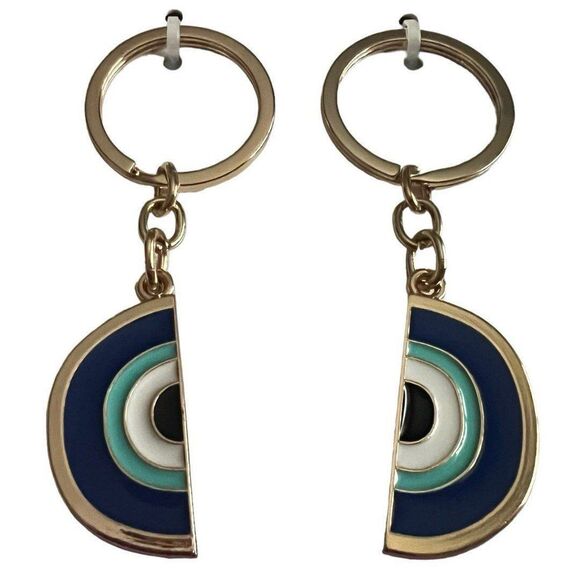 Set of 2 Evil Eye Friendship Keychains - Picture 1 of 6